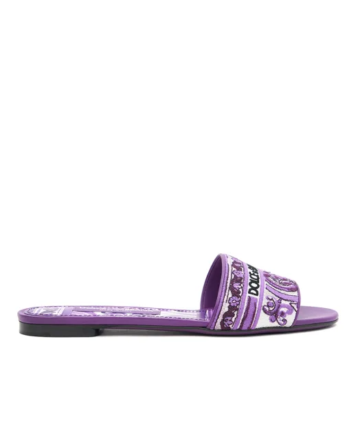 Dolce&Gabbana Мюлі з вишивкою - Артикул: CQ0571-AV804