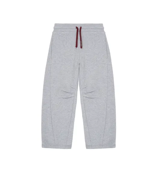 Dolce&Gabbana Детские спортивные флисовые брюки с вышивкой (костюм) - Артикул: L4JPLI-G7PUY-B