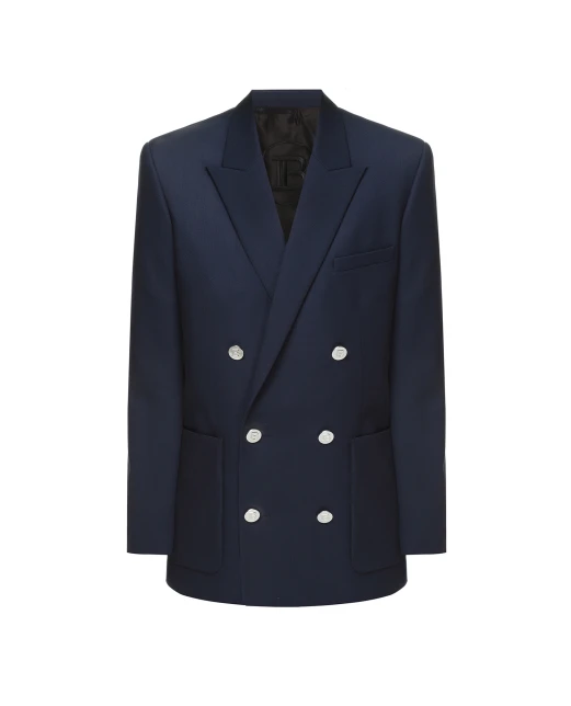 Balmain Шерстяной блейзер - Артикул: XH1SI000WB02