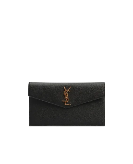 Saint Laurent Шкіряний клатч Uptown - Артикул: 565739-1GF0J