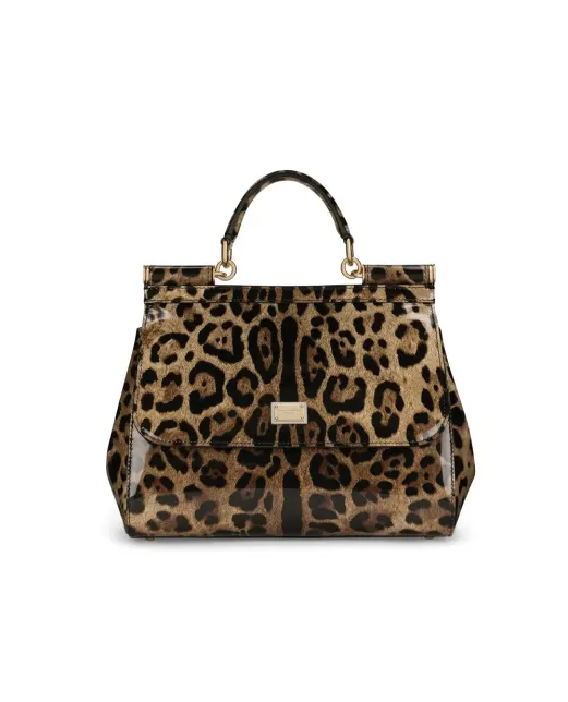 Dolce&Gabbana Кожаная сумка Sicily Medium - Артикул: BB6003-BM568