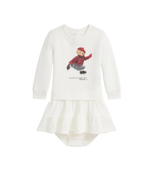 Polo Ralph Lauren Детское платье флисовое Polo Bear - Артикул: 310981086001