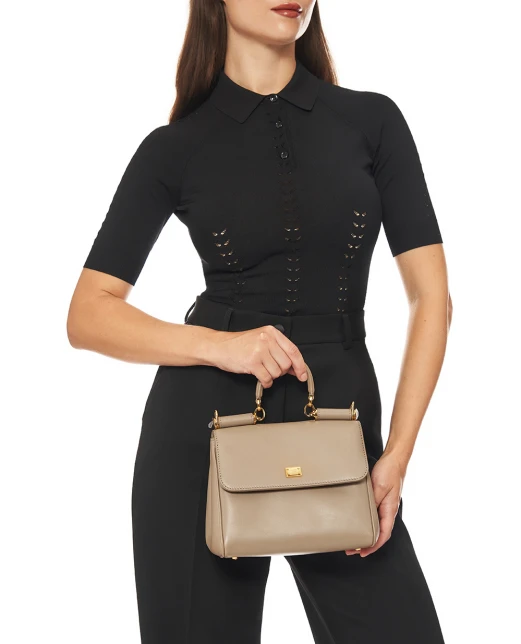 Dolce&Gabbana Шкіряна сумка My Sicily - Артикул: BB7781-B7321