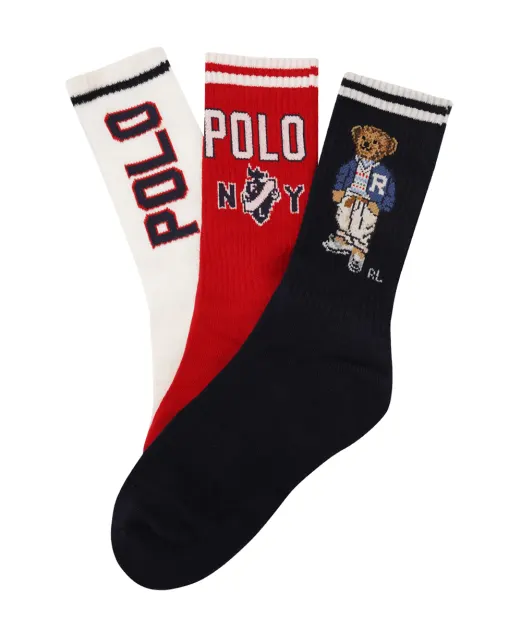 Polo Ralph Lauren Носки Polo Bear (3 пары) - Артикул: 455955253001