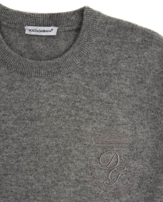 Dolce&Gabbana Детский кашемировый джемпер - Артикул: L4KW22-JAW00-B