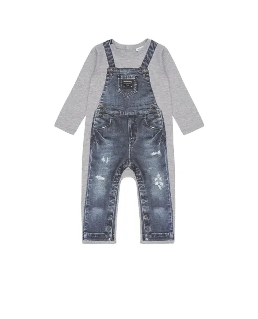 Dolce&Gabbana Дитячий боді з принтом - Артикул: L1JOCI-G7PVE