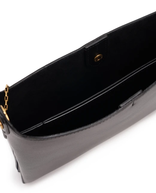 Saint Laurent Кожаная сумка Flat - Артикул: 804483-AADQH