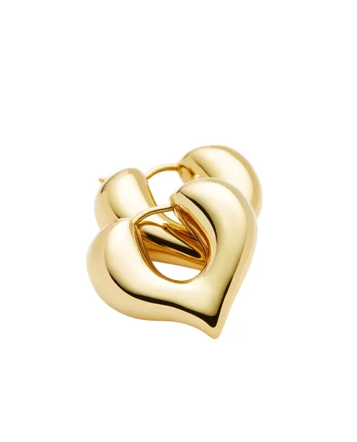 Missoma Сережки-кільця у формі серця - Артикул: VAL-G-E2-NS