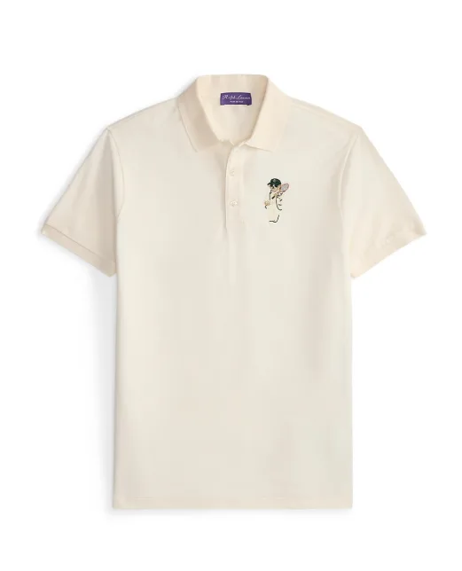 Ralph Lauren Purple Label Поло с вышивкой - Артикул: 790961156001