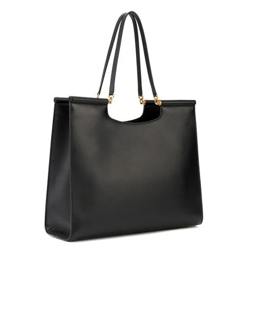 Dolce&Gabbana Кожаная сумка-шоппер Sicily Large - Артикул: BB7727-B7321