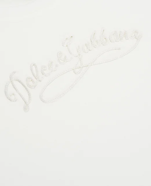 Dolce&Gabbana Дитяча футболка з вишивкою - Артикул: L5JTNK-G7PYF-S