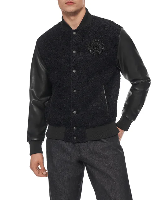 Balmain Бомбер - Артикул: FH1TFA7063MH