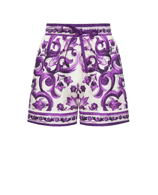 Dolce&Gabbana Шорти із шовку - Артикул: FTDB9T-HI1Y7