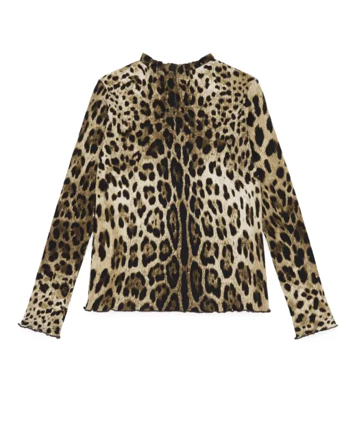 Dolce&Gabbana Детский гольф с леопардовым принтом - Артикул: L5JTQC-HS7Q6-S