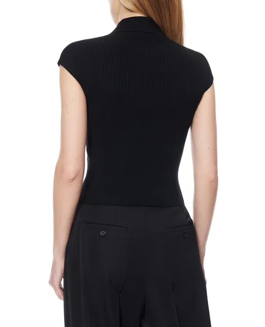 Dolce&Gabbana Поло трикотажне в рубчик - Артикул: FXZ41Z-JFMHG