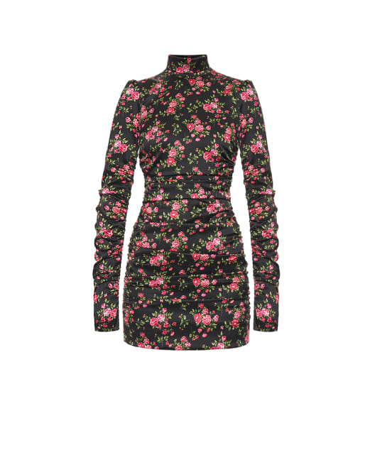 Dolce&Gabbana Платье с принтом из шёлка - Артикул: F60G2T-FSA8G