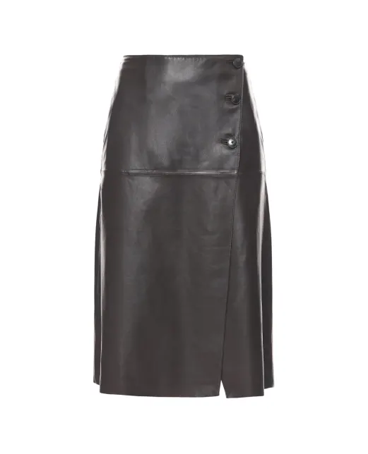 Yves Salomon Юбка из овечьей кожи - Артикул: 26EYJ22376APXX