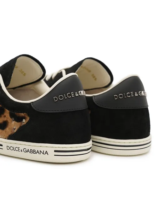 Dolce&Gabbana Снікери Saint Tropez Light з телячої шкіри з принтом - Артикул: CK2306-AS529