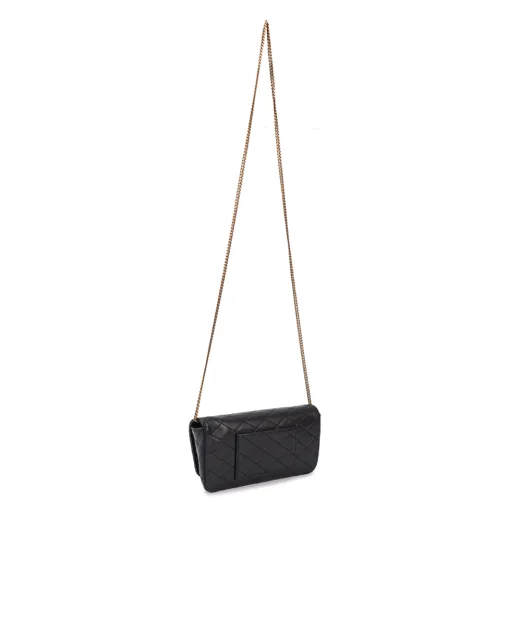 Saint Laurent Кожаная сумка Gaby Chain Phone Holder - Артикул: 754051-1EL07