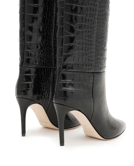 Paris Texas Чоботи на шпильці з крокодиловим ефектом - Артикул: PX548-XCOCO
