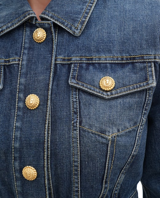 Balmain Джинсова куртка - Артикул: EF1TC180DF65