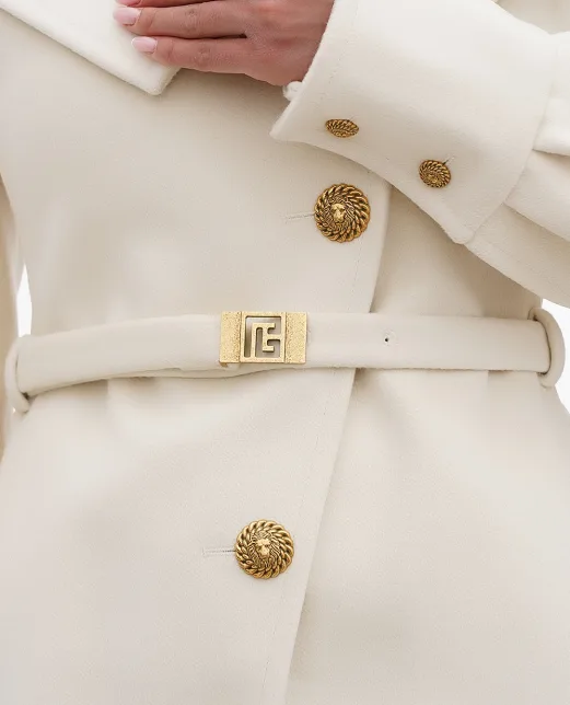 Balmain Шерстяное пальто - Артикул: BF0TE160WB72