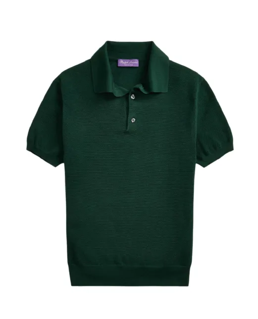 Ralph Lauren Purple Label Бавовняний светр з короткими рукавами - Артикул: 790957779001