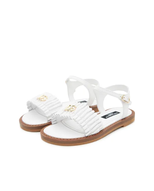 Dolce&Gabbana Детские босоножки из кожи ягненка - Артикул: D11372-A1850-M