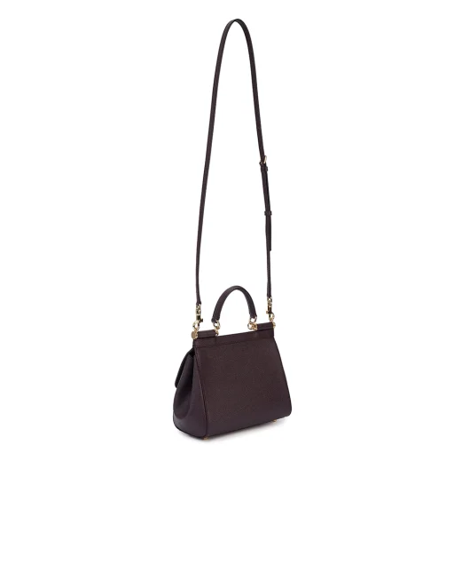 Dolce&Gabbana Кожаная сумка Sicily Medium - Артикул: BB6003-B1001