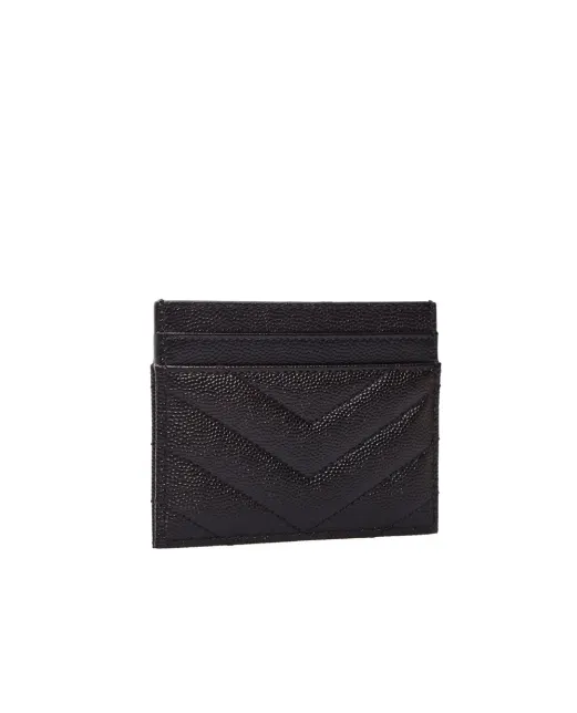 Saint Laurent Шкіряна візитниця - Артикул: 423291-BOW01