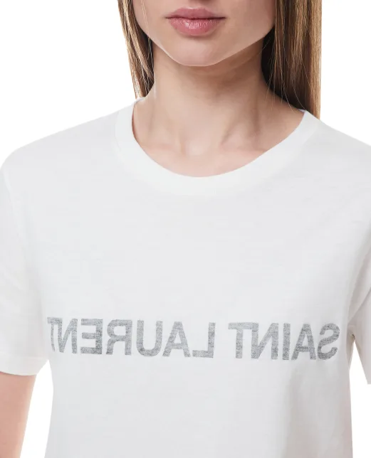 Saint Laurent Футболка - Артикул: 665234-Y37AW