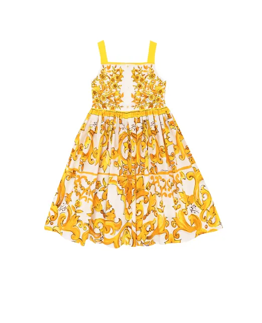Dolce&Gabbana Детское платье - Артикул: L53DW3-FI5JY-B