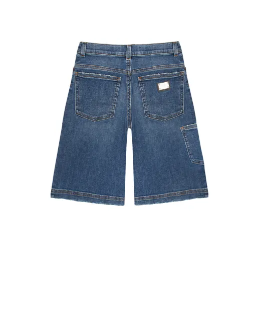 Dolce&Gabbana Детские джинсовые шорты - Артикул: L43Q09-LDA90-B