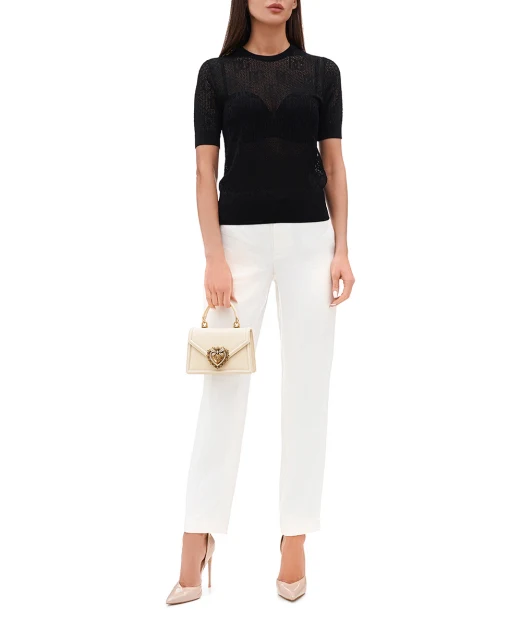 Dolce&Gabbana Кожаная сумка Devotion Small - Артикул: BB6711-AV893