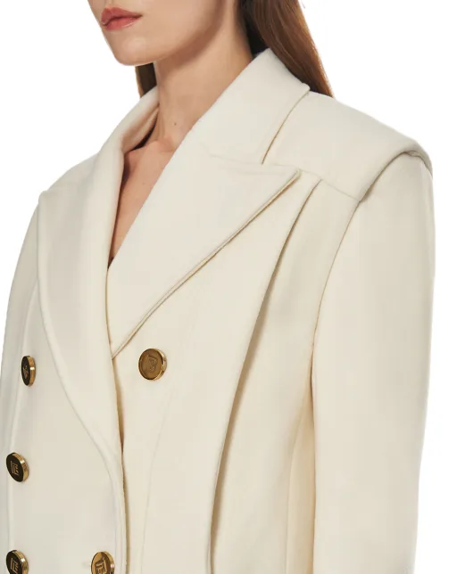 Balmain Укорочений кашеміровий жакет - Артикул: FF1UA095WB50