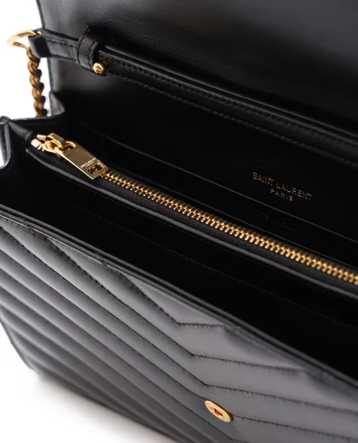 Saint Laurent Кожанная сумка Cassandre Chain Wallet - Артикул: 377828-AAA44