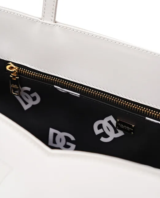 Dolce&Gabbana Кожаная сумка DG Logo Medium - Артикул: BB7338-AW576