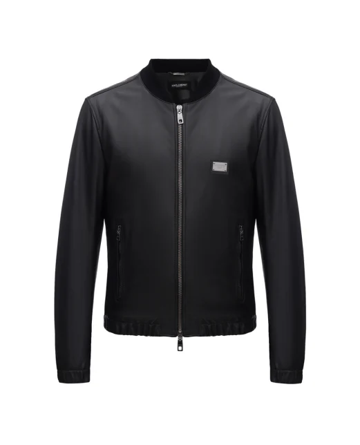 Dolce&Gabbana Куртка кожаная - Артикул: G9ZY5L-HULR0