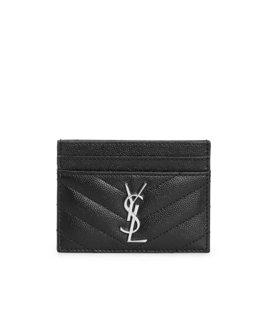 Saint Laurent Шкіряна візитниця - Артикул: 423291-BOW02