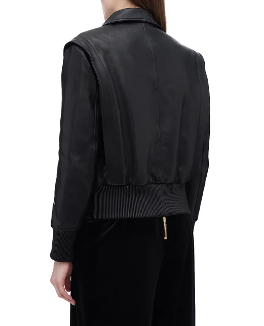 Balmain Шкіряна куртка - Артикул: DF0TH275LC62