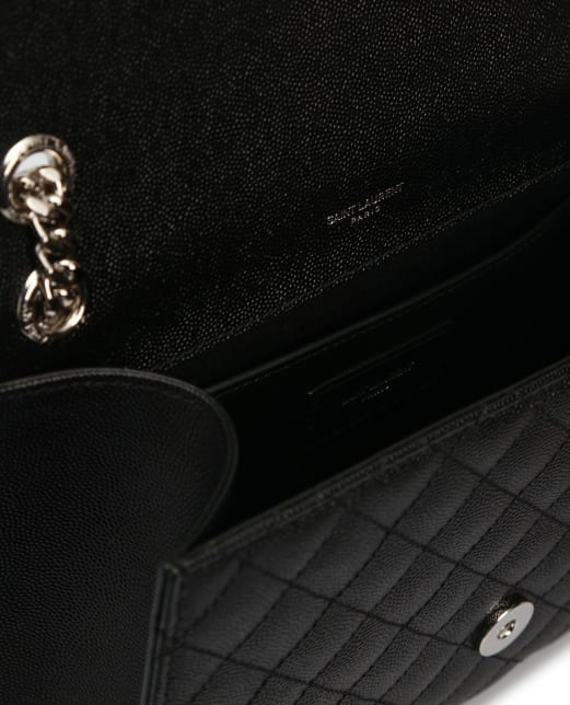 Saint Laurent Кожаная сумка Envelope Medium - Артикул: 600185-BOW92