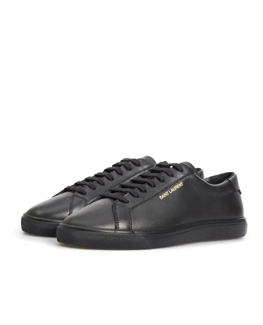 Saint Laurent Кожаные сникеры Andy - Артикул: 606831-0ZS00