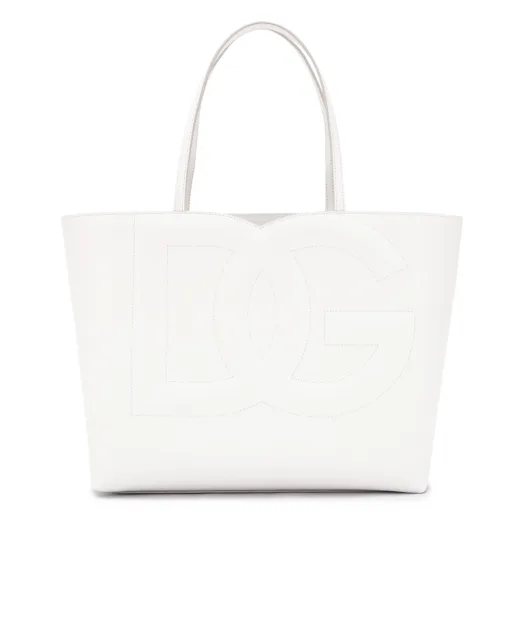 Dolce&Gabbana Кожаная сумка DG Logo Medium - Артикул: BB7338-AW576