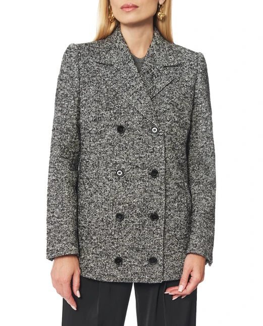 Dolce&Gabbana Двобортне пальто з вовни - Артикул: F0W3OT-FMZAK