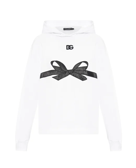 Dolce&Gabbana Худі з вишитим логотипом - Артикул: F9S94Z-GDC6D