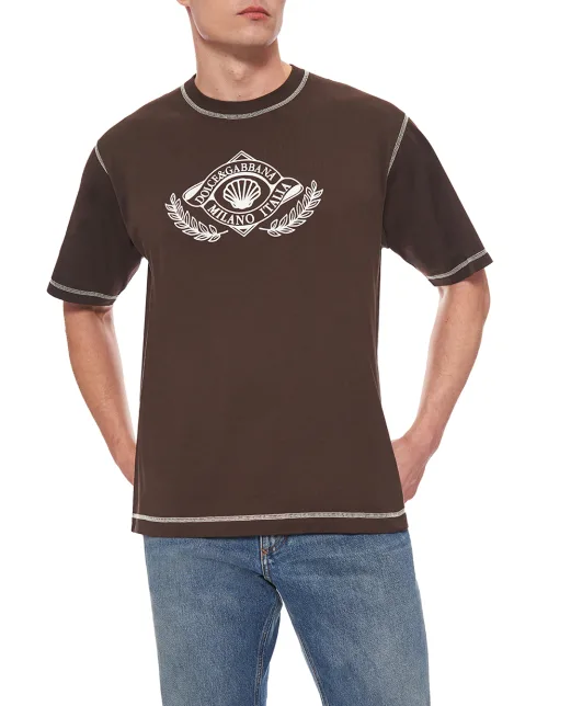 Dolce&Gabbana Футболка з принтом - Артикул: G8PN9T-G7PEC