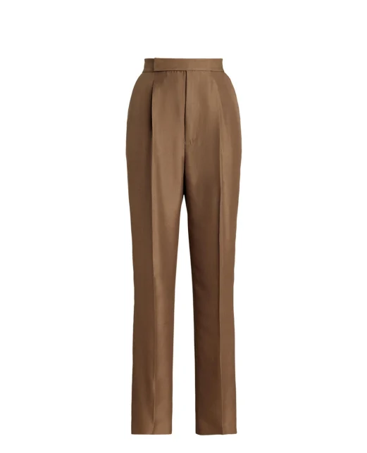 Ralph Lauren Collection Шелковые брюки - Артикул: 290966345001