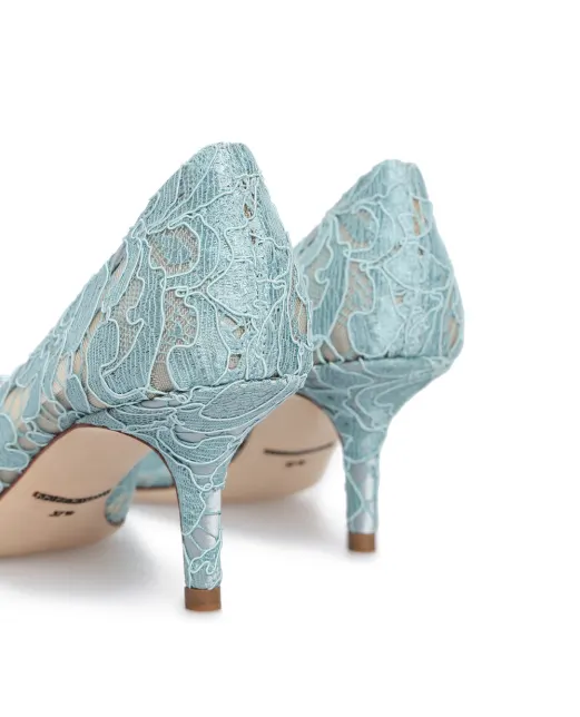 Dolce&Gabbana Мереживні човники Rainbow Lace - Артикул: CD0066-AL198-s