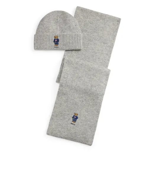 Polo Ralph Lauren Подарочный набор шапка и шарф Polo Bear - Артикул: 449P02050003