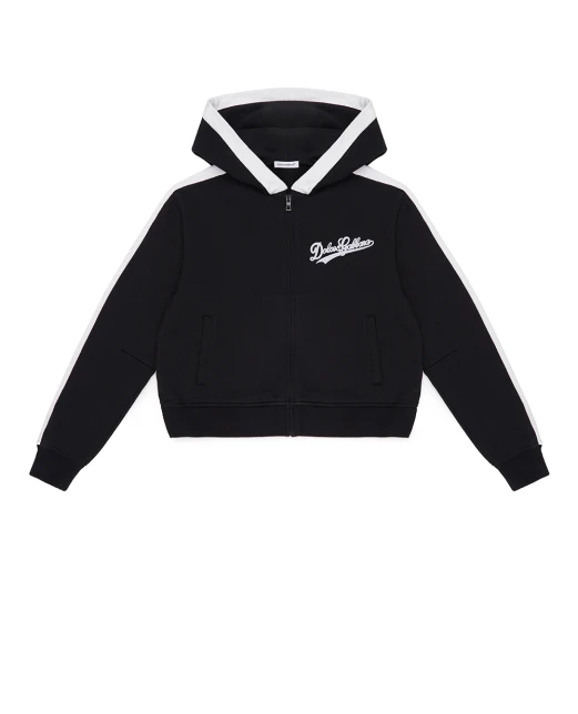 Dolce&Gabbana Детская толстовка с капюшоном (костюм) - Артикул: L5JWCV-G7PWH-B